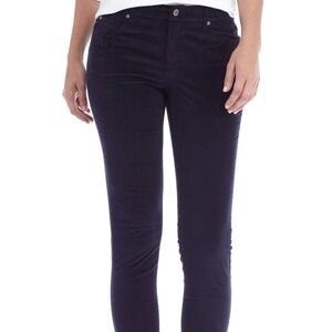 Crown & Ivy Women's Dark Blue/Navy Slim Corduroys|Pants Size 4